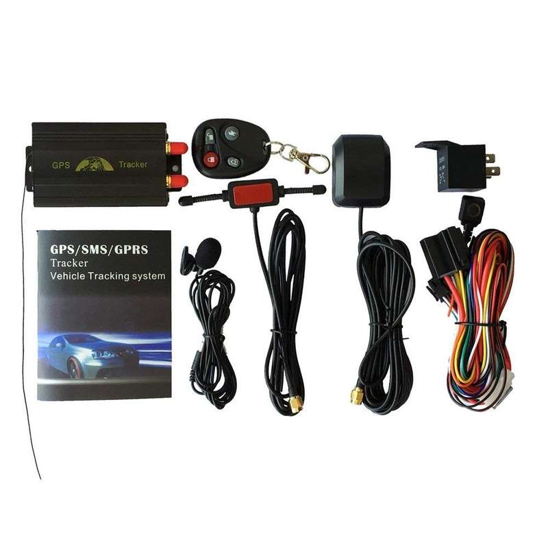GSM GPS Tracker with Remote Control and free PC Software Google Maps link for real time tracking -