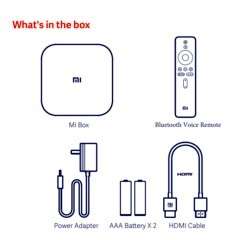 Xiaomi Mi S 4K Android Media Streaming TV Box (Mi TV Box 4) - 0.39g