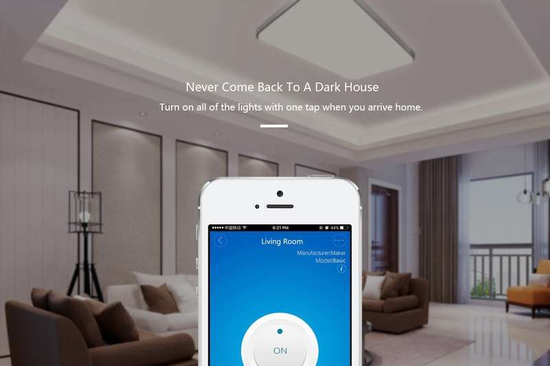 Sonoff Basic WiFi Smart Switch (compatible with Google Home/Alexa)