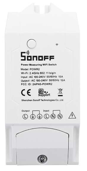 Sonoff POW REV 2 WiFi Smart Switch with Power Consumption Measurement (compatible with Google