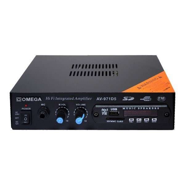 OMEGA AV-971D5 Mini Professional Power Amplifier - Omega