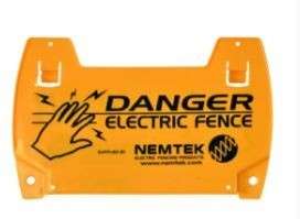 Nemtek EF43-2 Warning Sign Electric Fence  Large - Nemtek