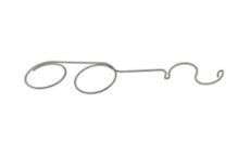 Nemtek EF72 Wall Mount Loop Straight 304 Stainless Steel - Nemtek