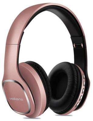 Volkano VK2002GD Phonic Series Rose Gold Bluetooth Full Size Headphones - Volkano