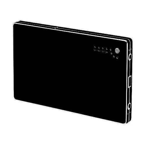 20000mah Laptop Power Bank DC 5V 12V 16V 19V External Battery Pack - Black