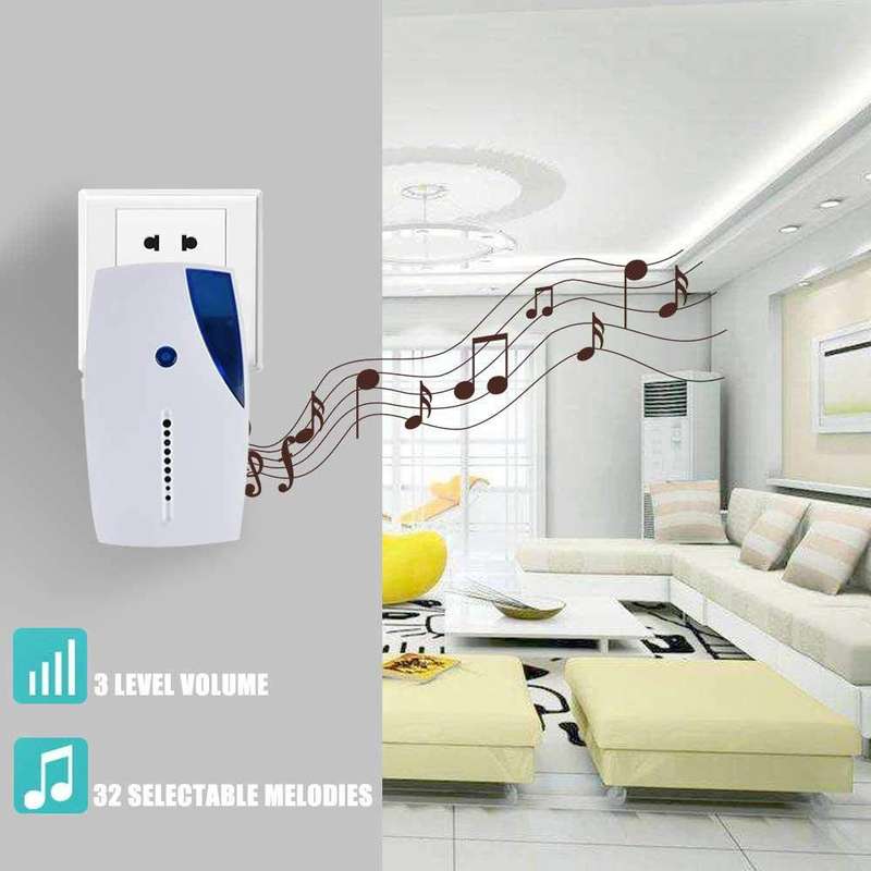 Wireless Doorbell Door Chime Kit with 36 Tunes