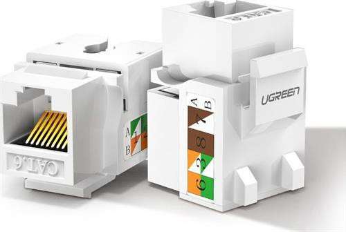 uGreen 80178 CAT6 White Unshielded Network Modules