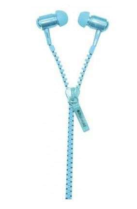 Polaroid Zipper Earphones - Blue
