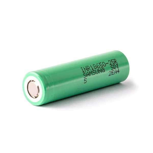 SAMSUNG INR 18650 Li-ion Rechargeable Battery 2500mAh 3.7V - 2 Pack