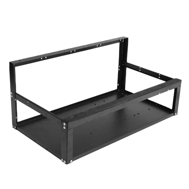 Mining Case Rig Frame (up to 6/8 GPU) for ETH/ETC/ZEC/BTC/Bitcoin/Ethereum/Dogecoin