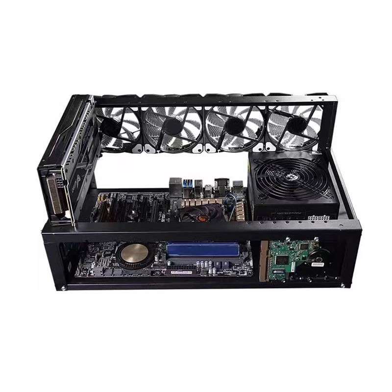 Mining Case Rig Frame (up to 6/8 GPU) for ETH/ETC/ZEC/BTC/Bitcoin/Ethereum/Dogecoin