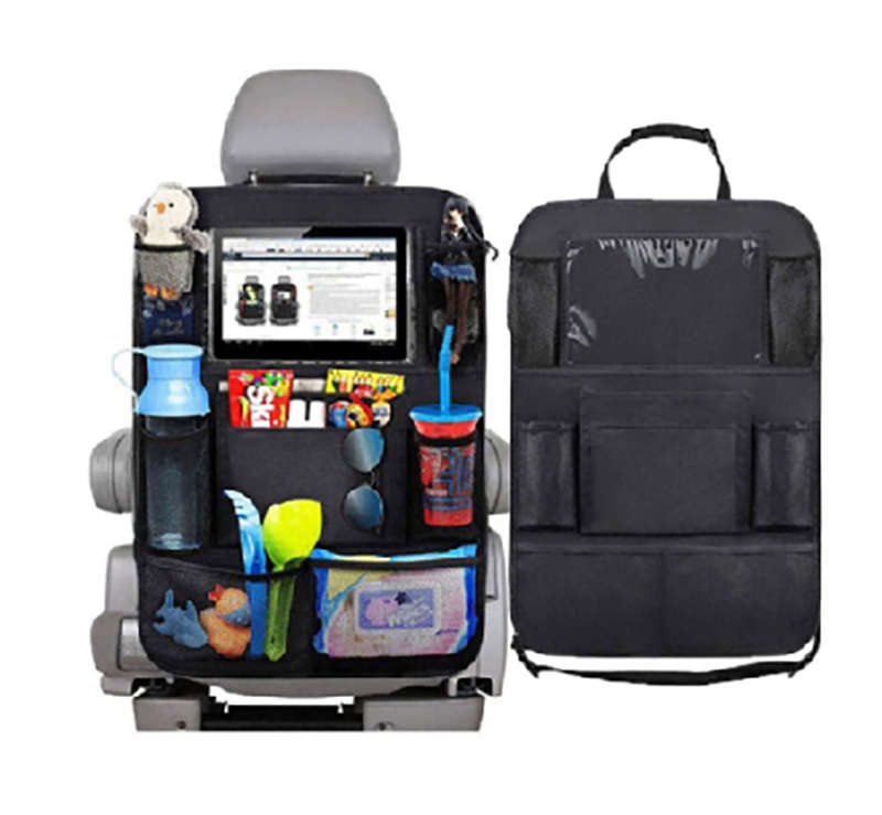 Backseat Car Organizer 8 Storage Pockets with Clear Tablet Holder