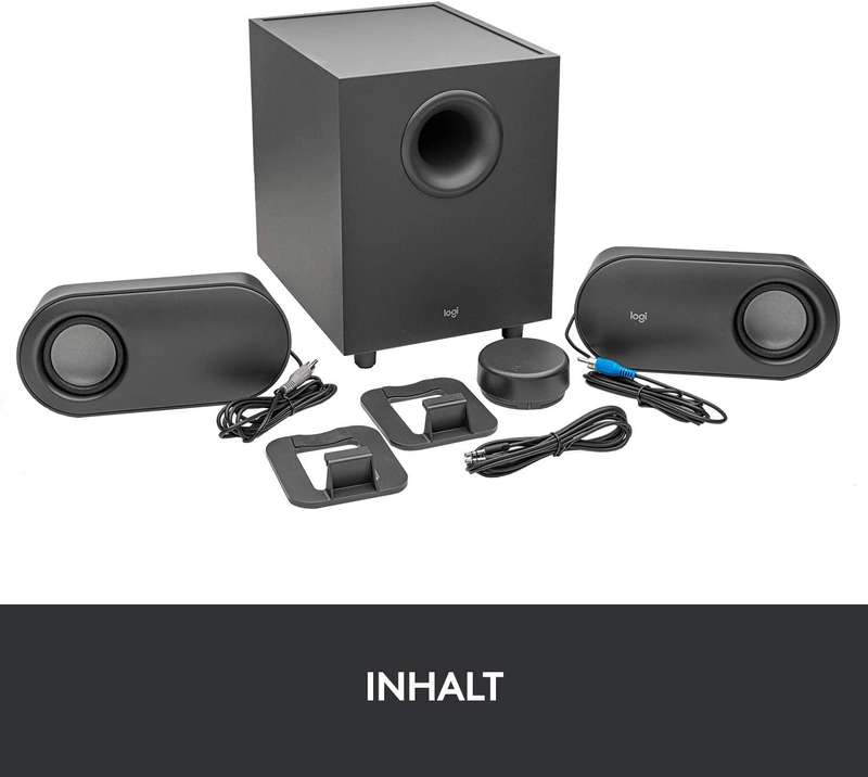 Logitech Z407 Bluetooth computer speakers with subwoofer and wireless control - Black
