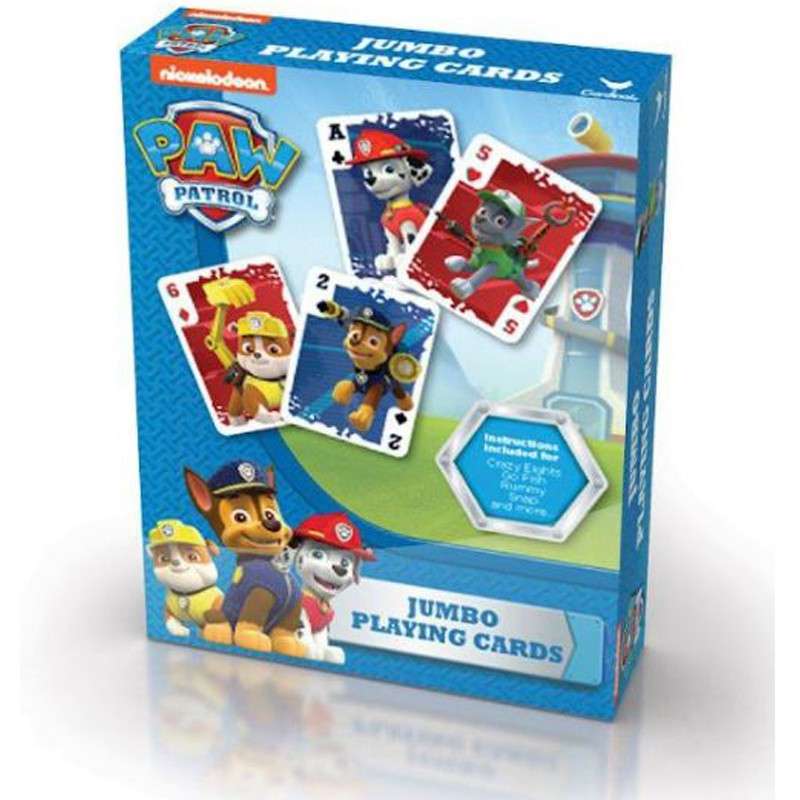 Paw Patrol Jumbo Playing Cards