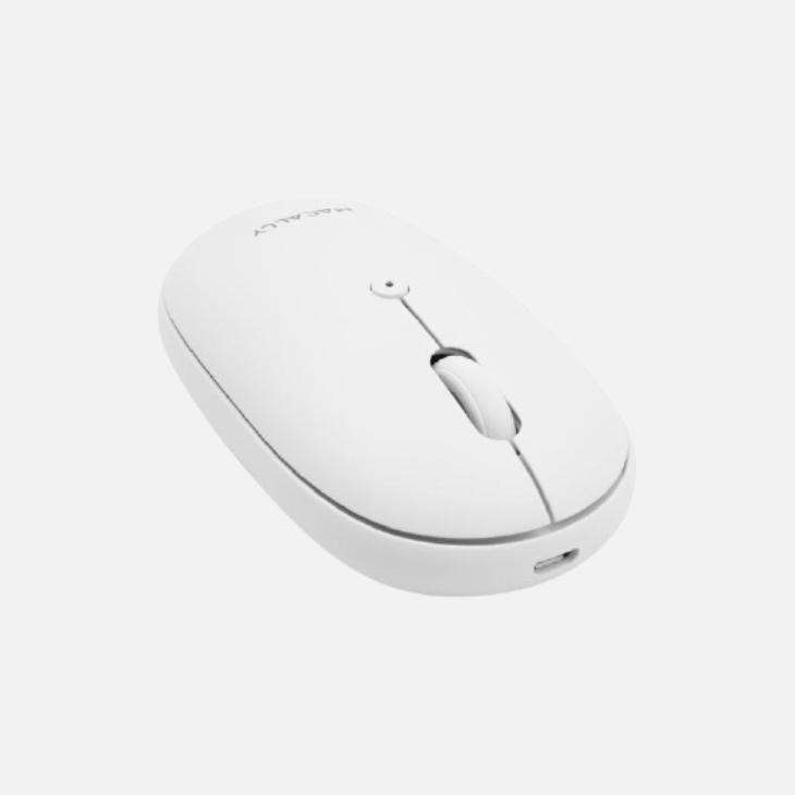 Macally - Rechargeable Bluetooth Optical Mouse - White