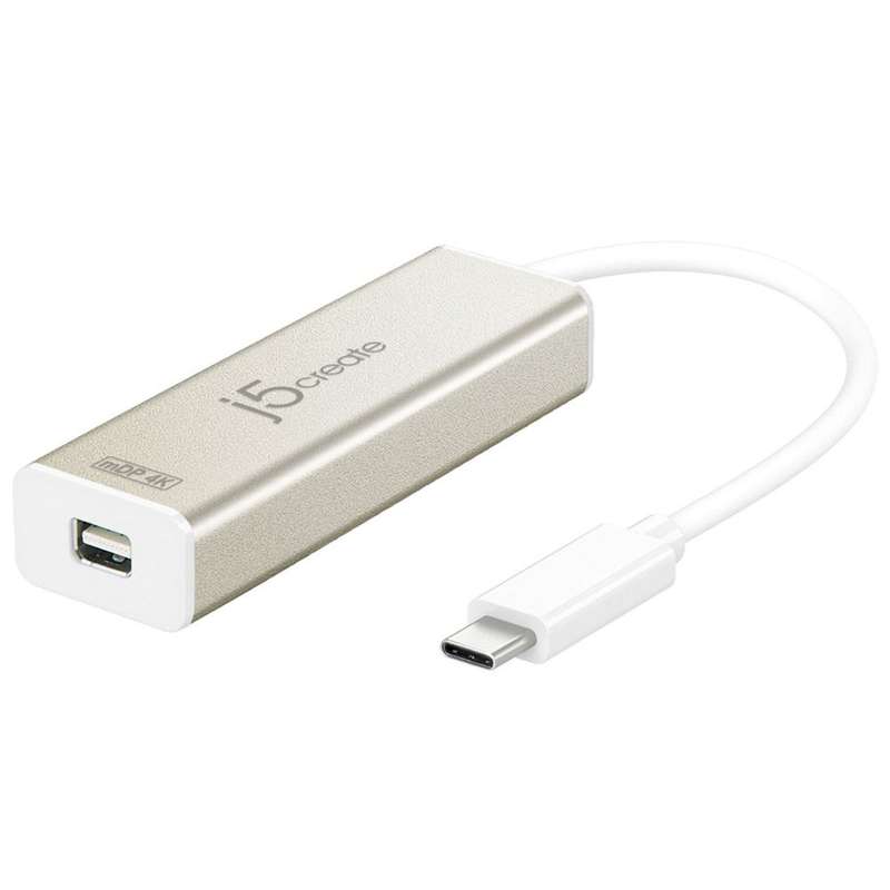 J5create JCA142 USB Type-C to 4K Mini DisplayPort Adapter