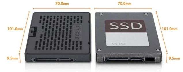 ICY DOCK M.2 SATA SSD to 2.5" SATA SSD Converter Adapter EZConvert MB703M2P-B