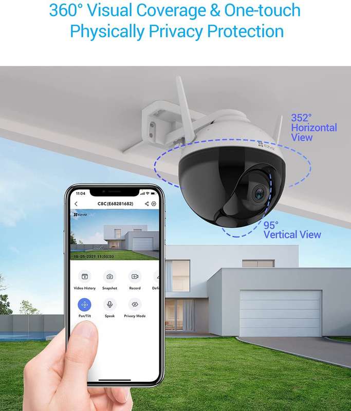 EZVIZ C8C 1080p Outdoor Pan/Tilt Camera 2MP
