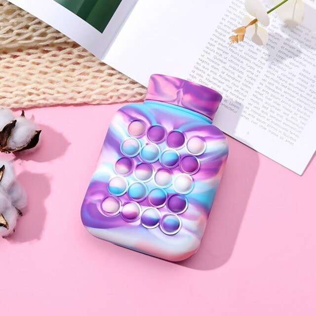 Pop it Hot Water Bottle - Purple Power