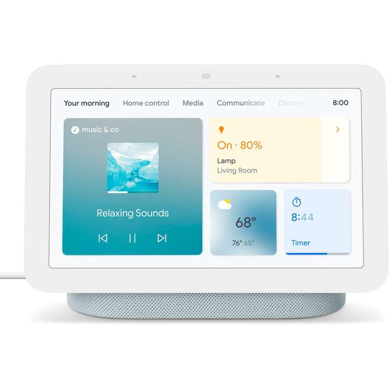 Google Nest Hub Gen 2 - Google Assistant / 3 Far-Field Microphones / Wi-Fi / Bluetooth