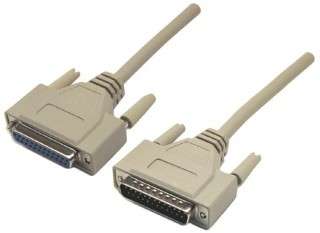 3m 25 Pin Male to 25 Pin Female Cable -Parallel Extension Cable