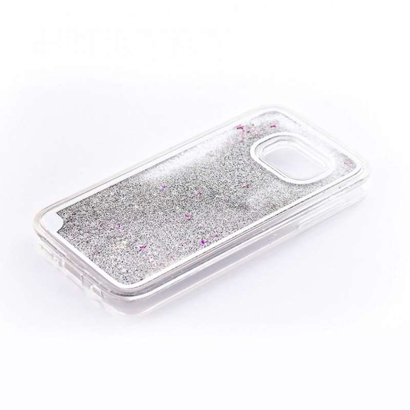 Tellur Hard Case Cover Glitter for Samsung S7, White