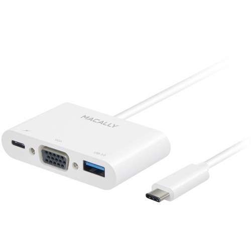 Macally UCVGA USB-C to VGA Multiport Adapter