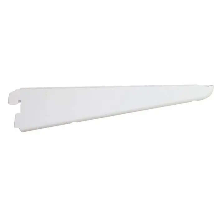 Wallband Bracket, White, 220mm (Pack of 2)