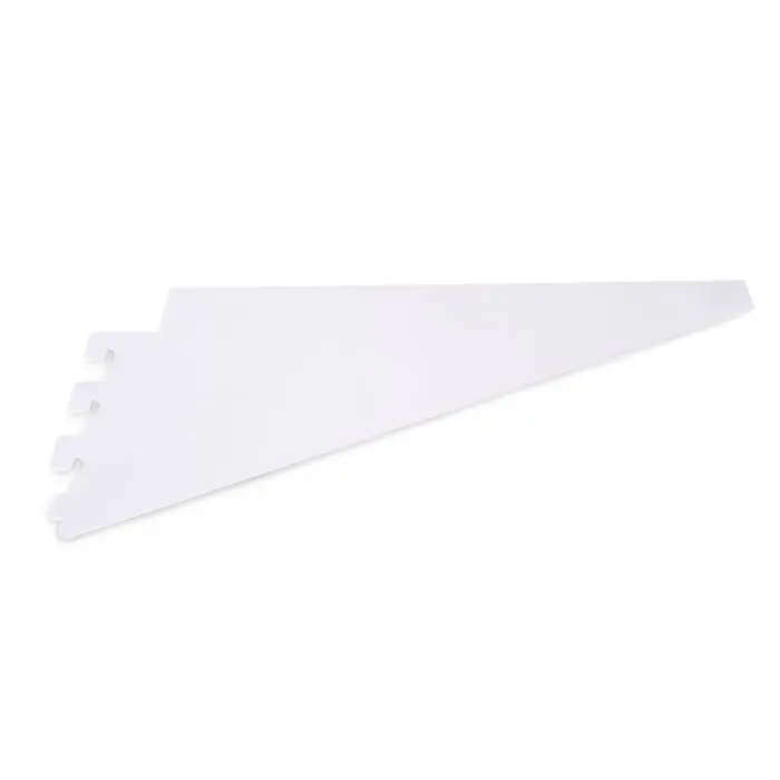 Wallband Bracket, White, 330mm, 2 Pieces