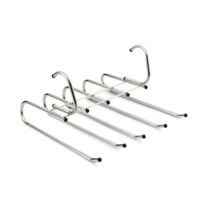 Trouser Rack, 5 Bar, Stainless Steel