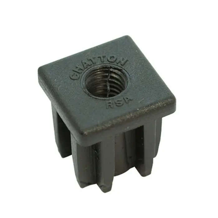 Threaded Plug, Square, M8 x 19mm (Pack of 10)
