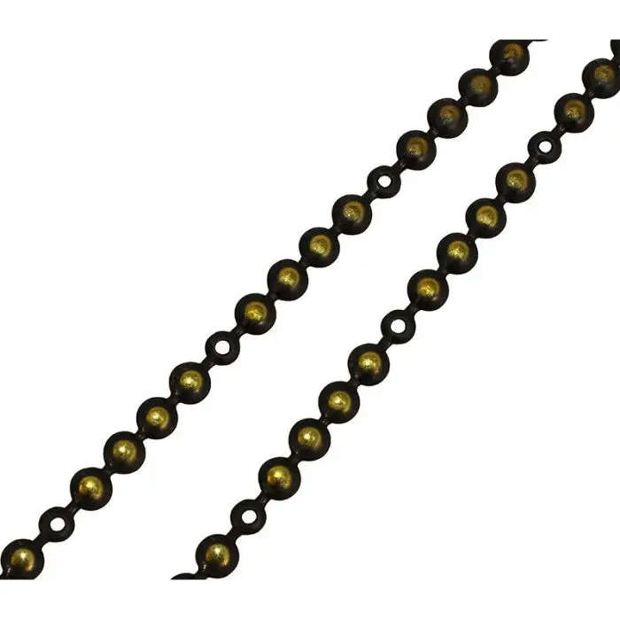Nail Head Strip, Antique Brass, 9mm x 1m (Pack of 2)