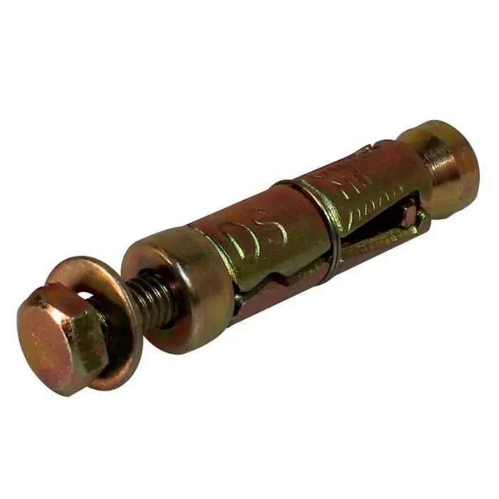 Shield Anchor, Expansion Bolt, M6 x 50mm, 12mm Bit, 4 Pieces (Pack of 2)