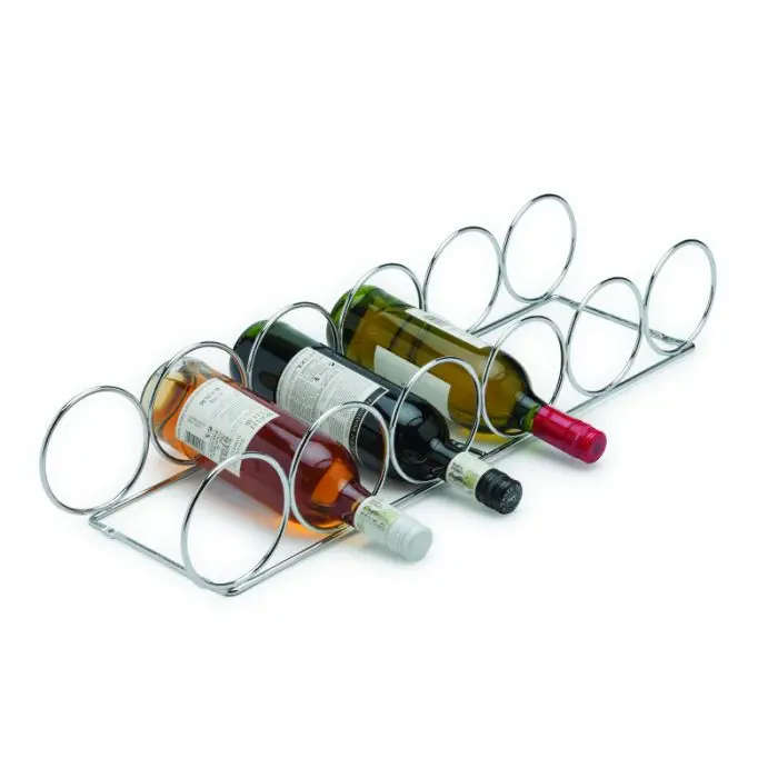 6 Bottle Ring Holder, Chrome Plated