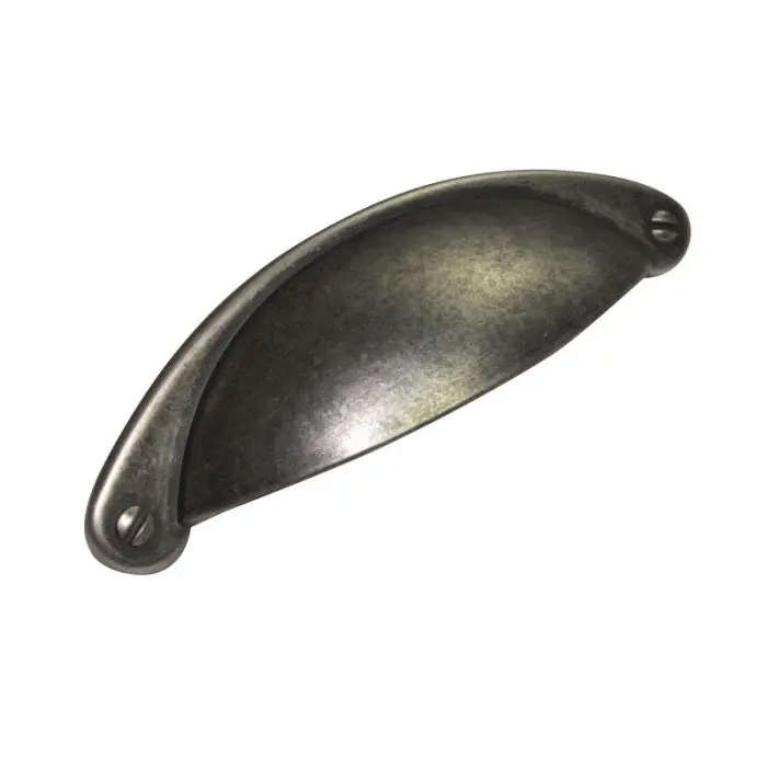 Cup Handle, Antique Pewter, 64mm (Pack of 5)