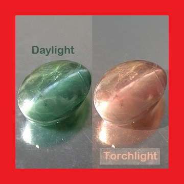 Alexandrite Cat`s Eye [Tanzania] - Oval Shape Cabochon - 0.37cts