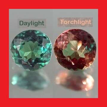 Alexandrite (Untreated) - Colour Change Round Cut - 0.09cts