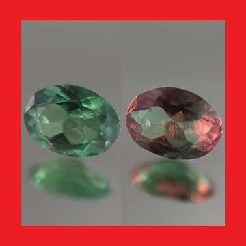 Alexandrite (Untreated) - Colour Change Oval Facet - 0.165cts