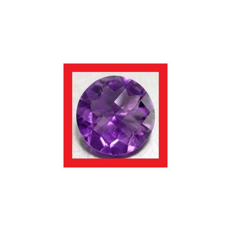 AMETHYST - RICH PURPLE ROUND FACET - 0.36cts