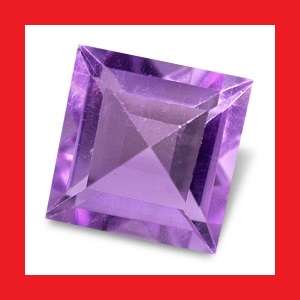 AMETHYST - BRIGHT PURPLE SQUARE FACET - 1.56cts