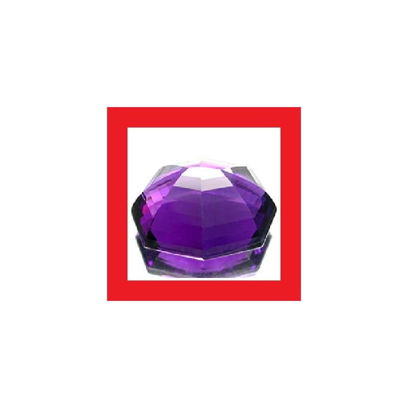Amethyst [Uruguay] - Faceted Octagon Shape - 47.40cts
