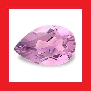 AMETHYST - Vibrant Fine Purple Pear Facet - 1.04cts