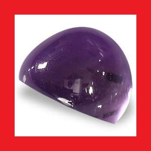 AMETHYST - Siberian Purple Fancy Cabochon - 9.365cts