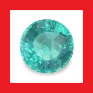APATITE - TEAL GREEN ROUND FACET - 0.185cts