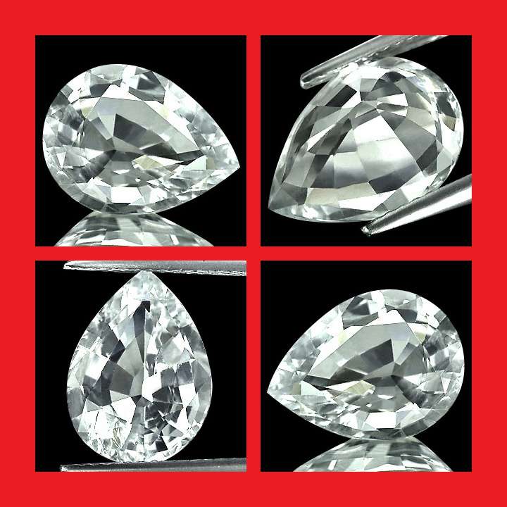 Aquamarine [Santa Maria] - Faceted Pear Shape - 3.59cts