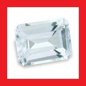 AQUAMARINE - AQUA BLUE EMERALD FACET - 3.07cts