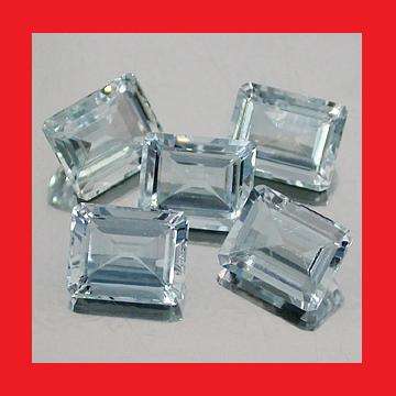 AQUAMARINE - AQUA BLUE EMERALD FACET - 3.07cts