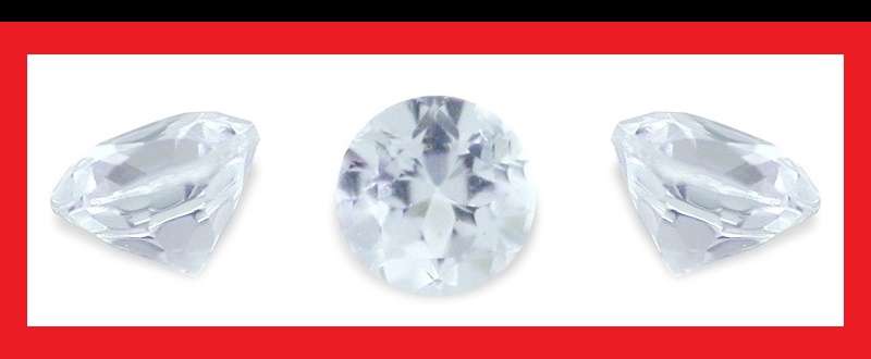 AQUAMARINE - AQUA BLUE ROUND CUT - 0.08cts