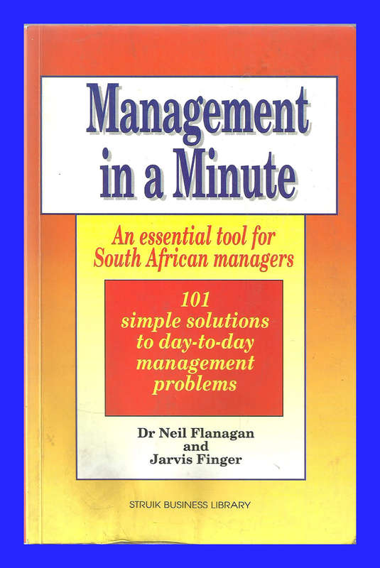 PAPERBACK - MANAGEMENT IN A MINUTE BY FLANAGAN & FINGER  [CONDITION VERY GOOD]
