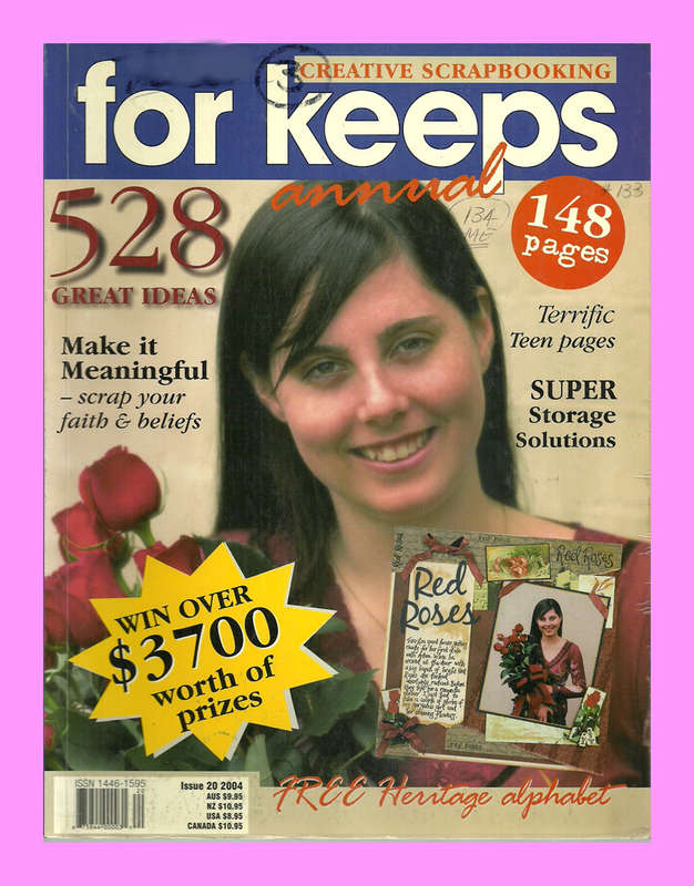 MAGAZINE  -  CREATIVE SCRAPBOOKING FOR KEEPS ISSUE 20 [CONDITION VERY GOOD]